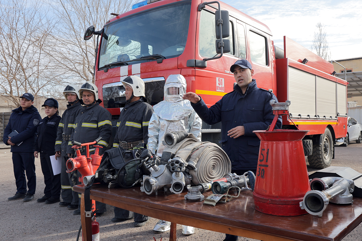 На АГМК проходит месячник пожарной безопасности