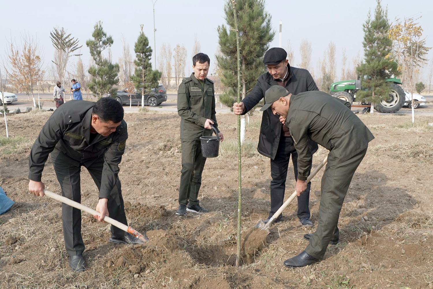 «Яшил макон»: в Алмалыке заложен новый экопарк