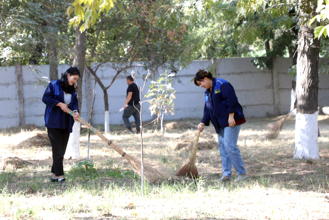 АГМК: участие в хашаре — вклад в чистоту и порядок