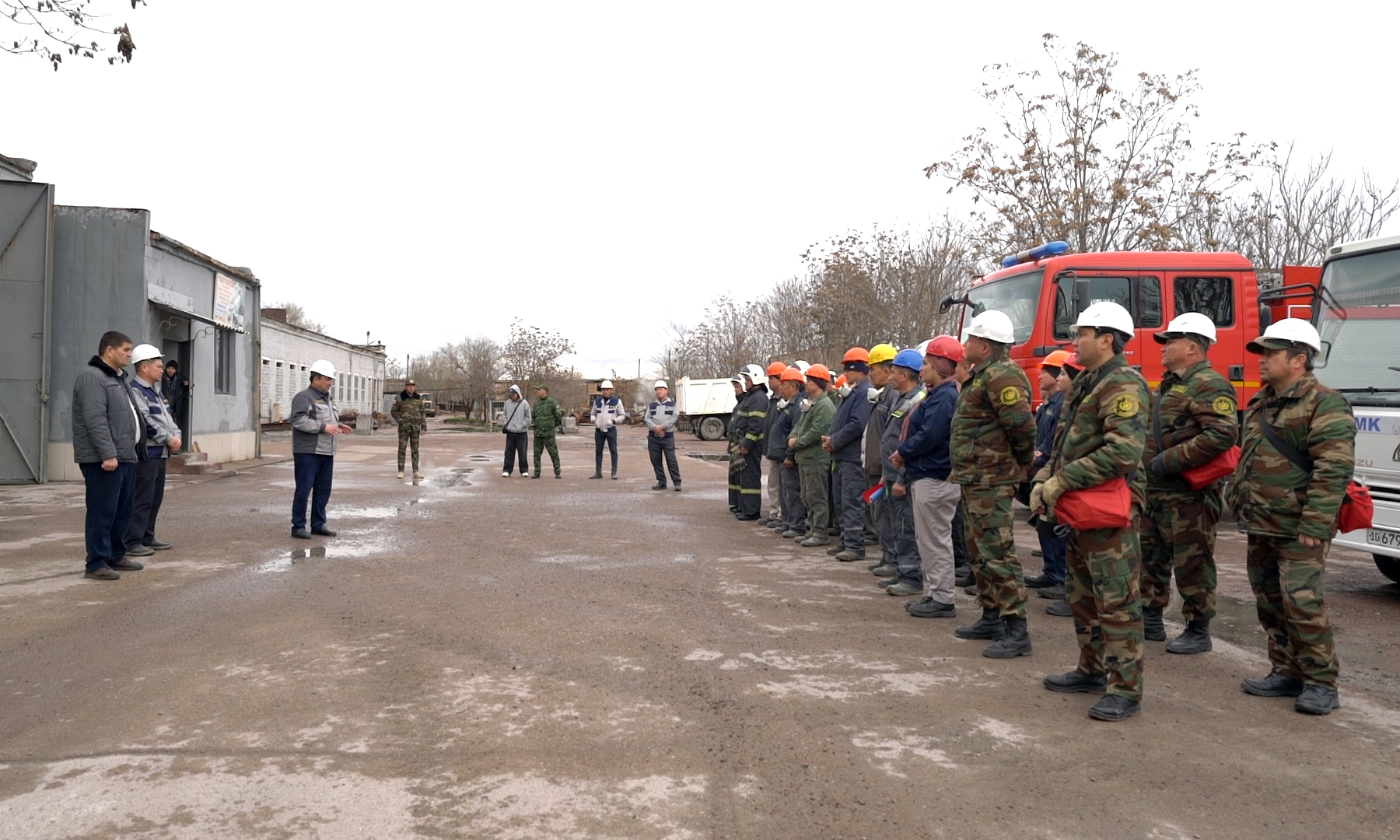 Trestda kompleks oʻquv-taktik mashgʻuloti oʻtkazildi