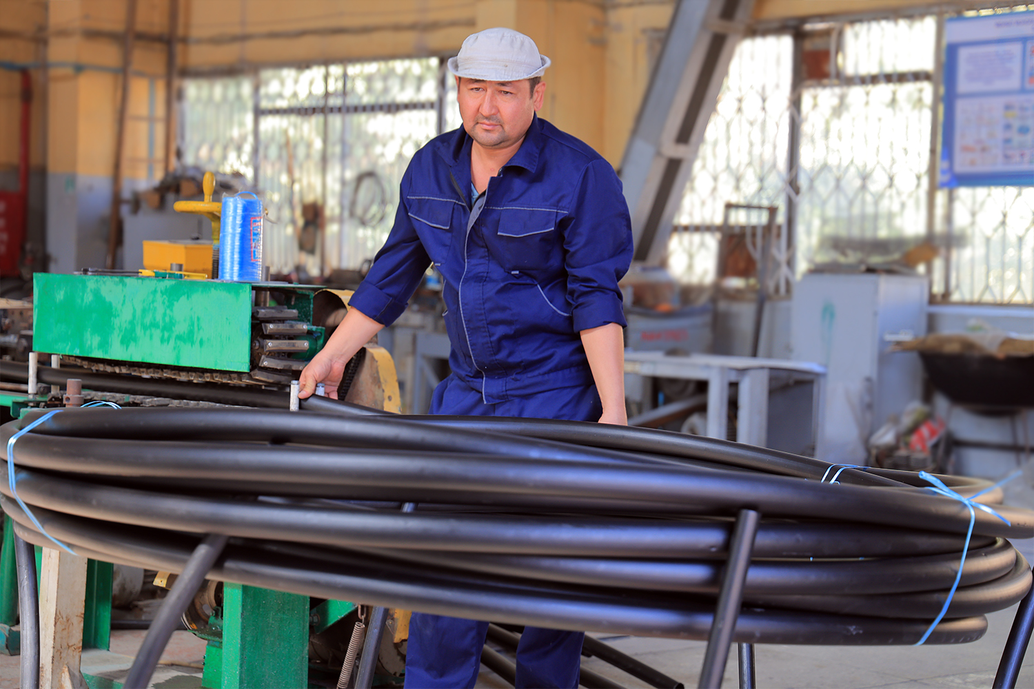 Polyethylene pipe production launched at AMMC