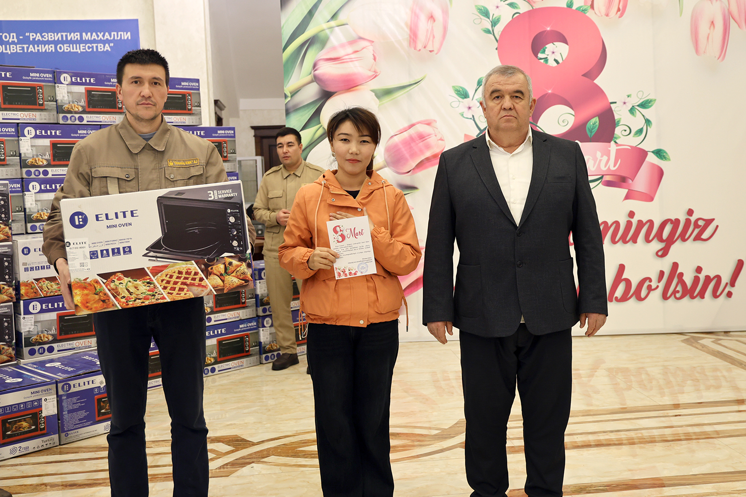 OKMKda “100 matonatli ayol” loyihasi:Qalblarga quvonch ulashib