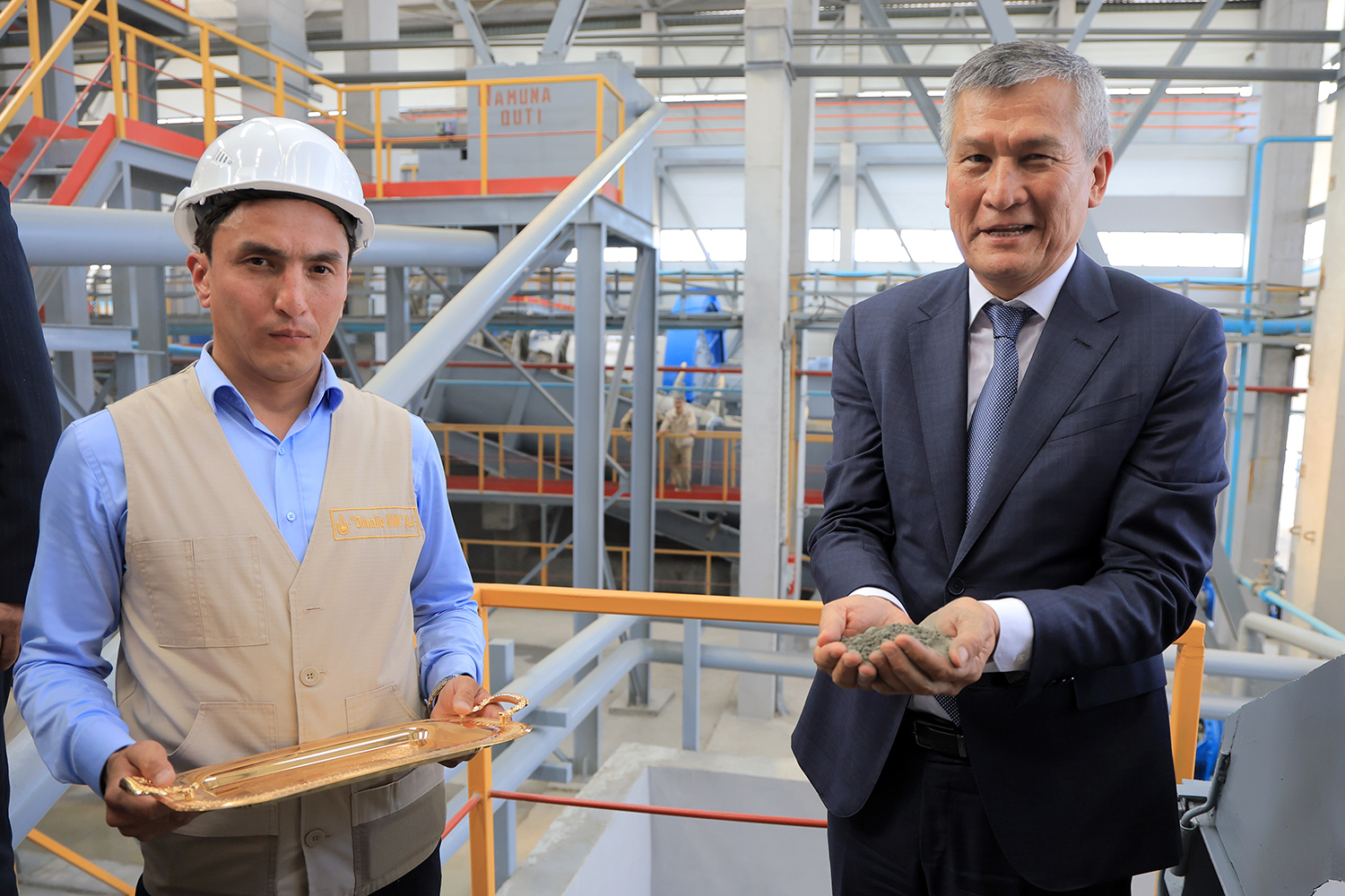 OKMKda yangi oltin saralash fabrikasi ishga tushirildi